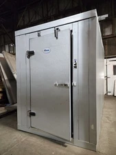 NEW Amerikooler - 6' x 12' x 8' freezer w/ floor & w/ self contained Bohn unit