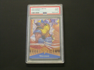 1995 FLEER MARVEL METAL WOLVERINE CARD # 125 PSA 9 MINT | eBay