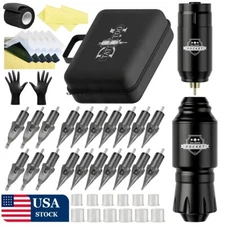 Powerful Mini Battery Set Rocket Tattoo Rotary Machine Tattoo Pen Wireless Kit