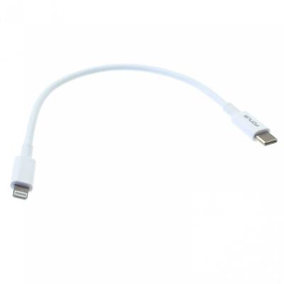 For iPHONE 11 12 13 Pro Max - SHORT PD CABLE USB-C FAST CHARGER CORD POWER WIRE