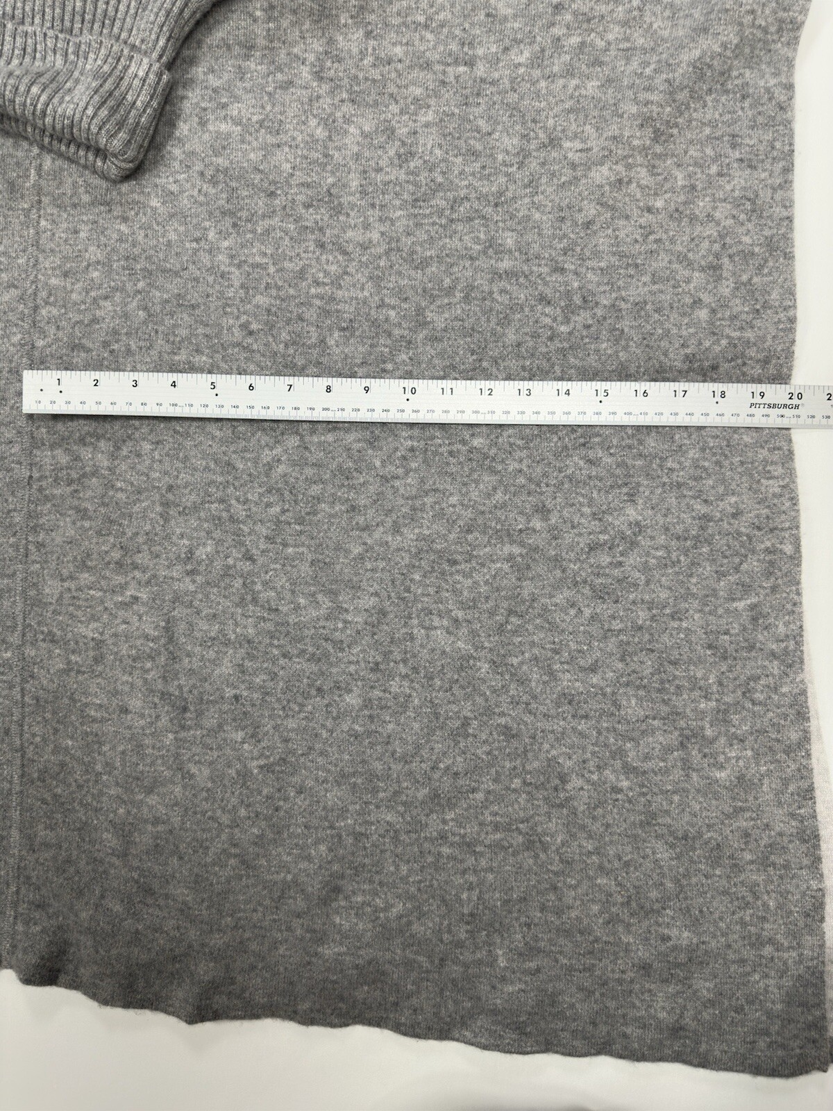 SofiaCashmere 100% Cashmere Light Grey Turtleneck… - image 8