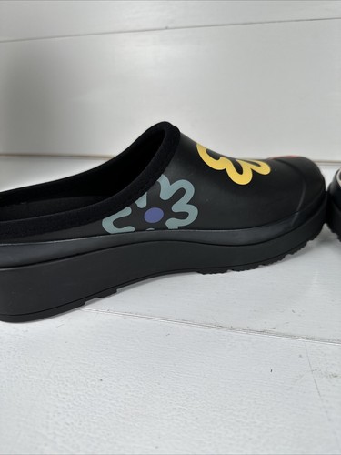 Hunter Play Clogs Größe US 11 EU 43 Flower Pop Print Garten Wasserdicht Schuh - Bild 9 von 11