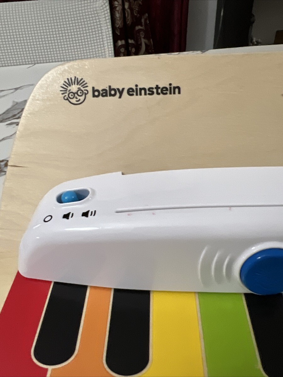 SOLD These musical toys, two of which are Baby Einstein Hape Magic Touch Drums, and one is a Baby Einstein Hape Magic Touch Piano. Baby Einstein Magic Touch Piano: This wooden piano