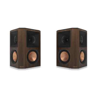 Klipsch RP-502S II 8 Ohm 400W 5.25'' On Wall Surround Sound Speakers (Walnut)