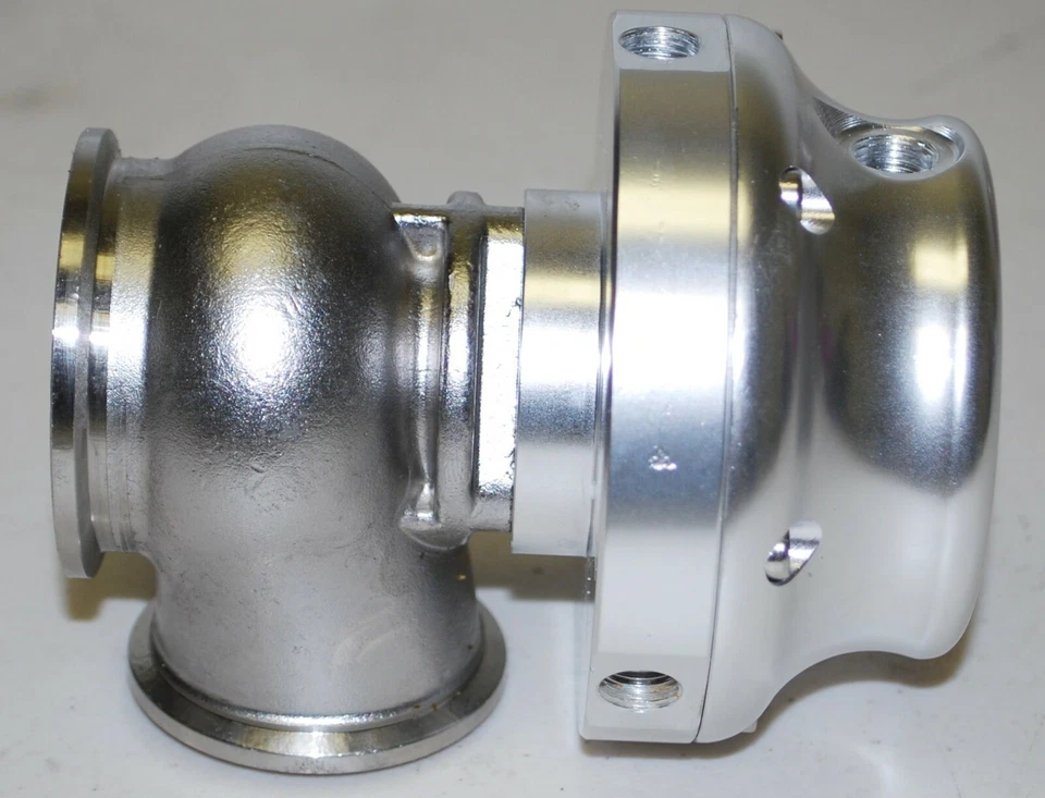 Wastegate PRATA Universal EMUSA 38MM V-BAND 14PSI - Imagem 3 de 4