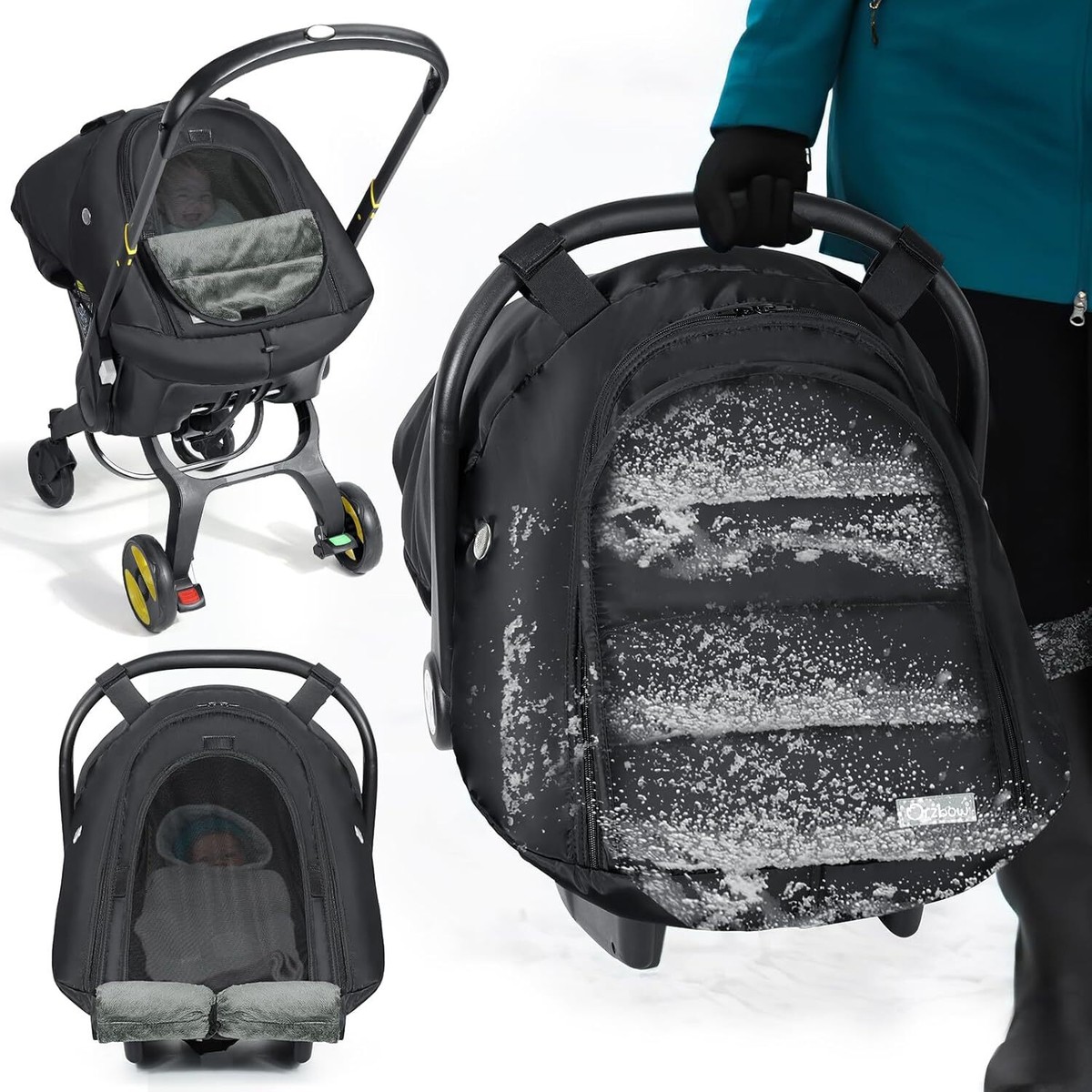 Orzbow Winter Baby Car Seat Cover,Universal Breathable Car Seat