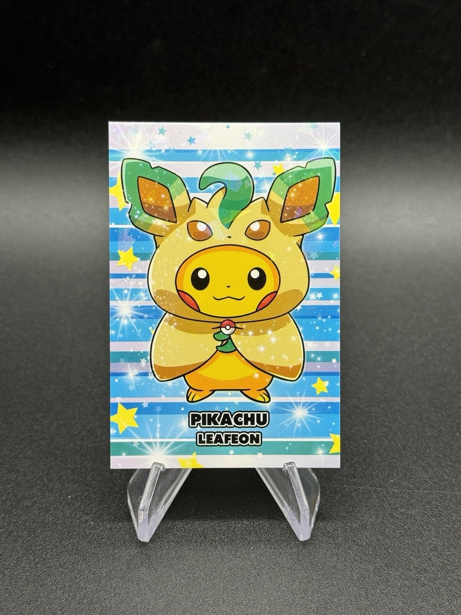 Leafeon Poncho Pikachu Pokemon 2025 Card Database Attack Cracked Ice Holo  Peru
