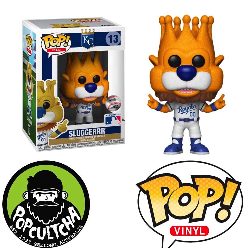 Mlb Baseball - Sluggerrr Kansas City Royals Mascot Pop! Vinyl Figure &Quot;New&Quot;