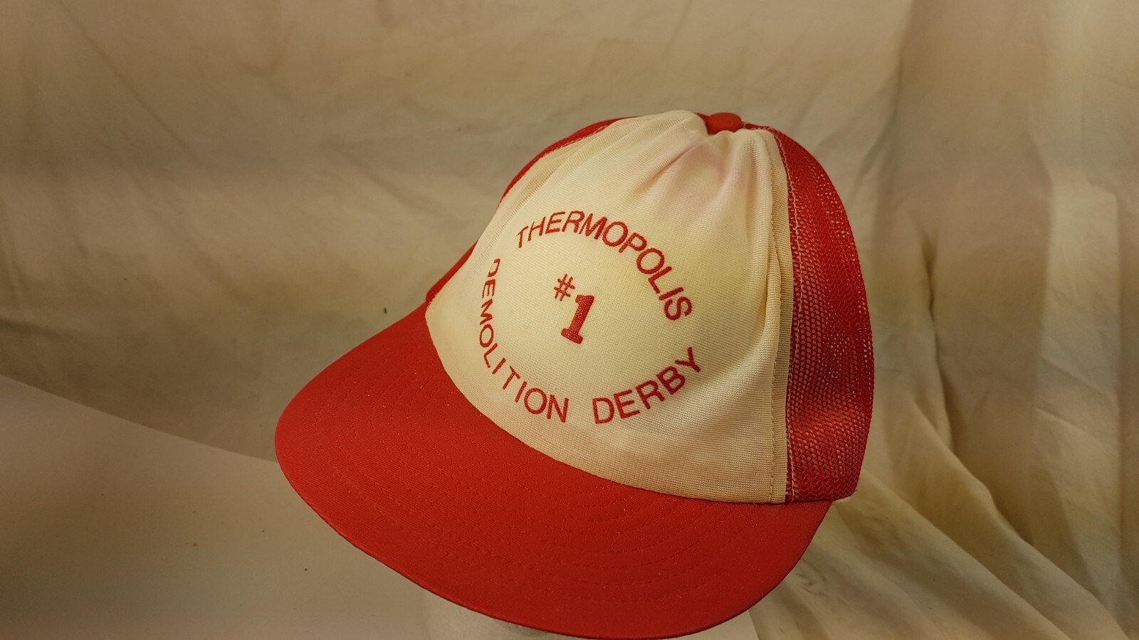 THERMOPOLIS DEMOLITION DERBY Cap Trucker Hat Snapback… Gem