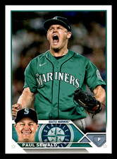 2023 Topps Paul Sewald Seattle Mariners #207 Centered Mint