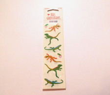 Mrs Grossman's Stickers Lot of 2 Strips Brand New in Package Opal Lizards HTF
