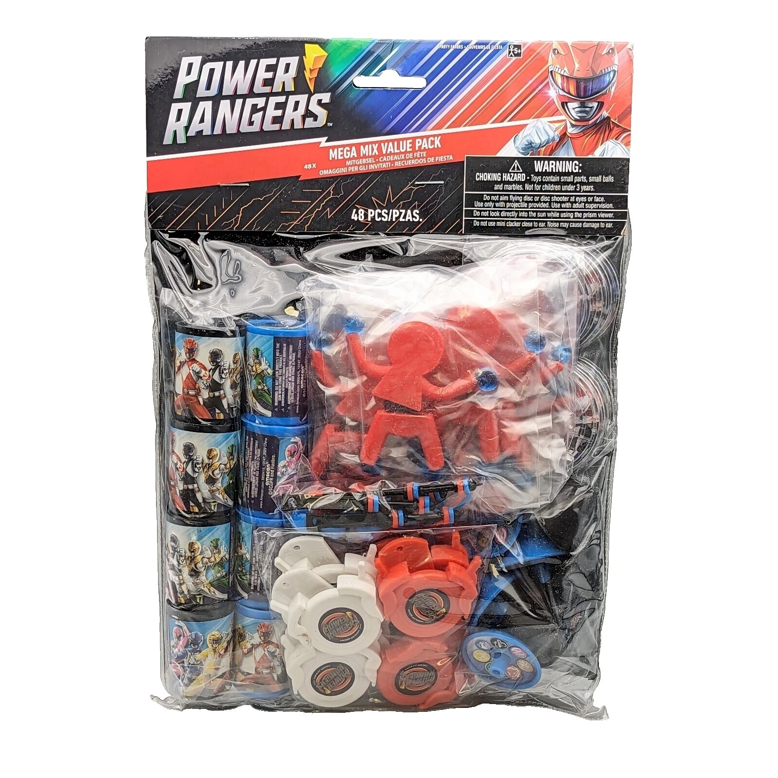 Amscan Power Rangers Party Favors & Bolsa Rellenos