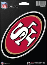 San Francisco 49ers Die Cut Decal-Car Window, Laptop, Tumbler. See Description