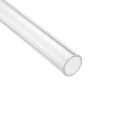 Acrylic Pipe Clear Rigid Round Tube 36mm ID 40mm OD 14" for Lamps and