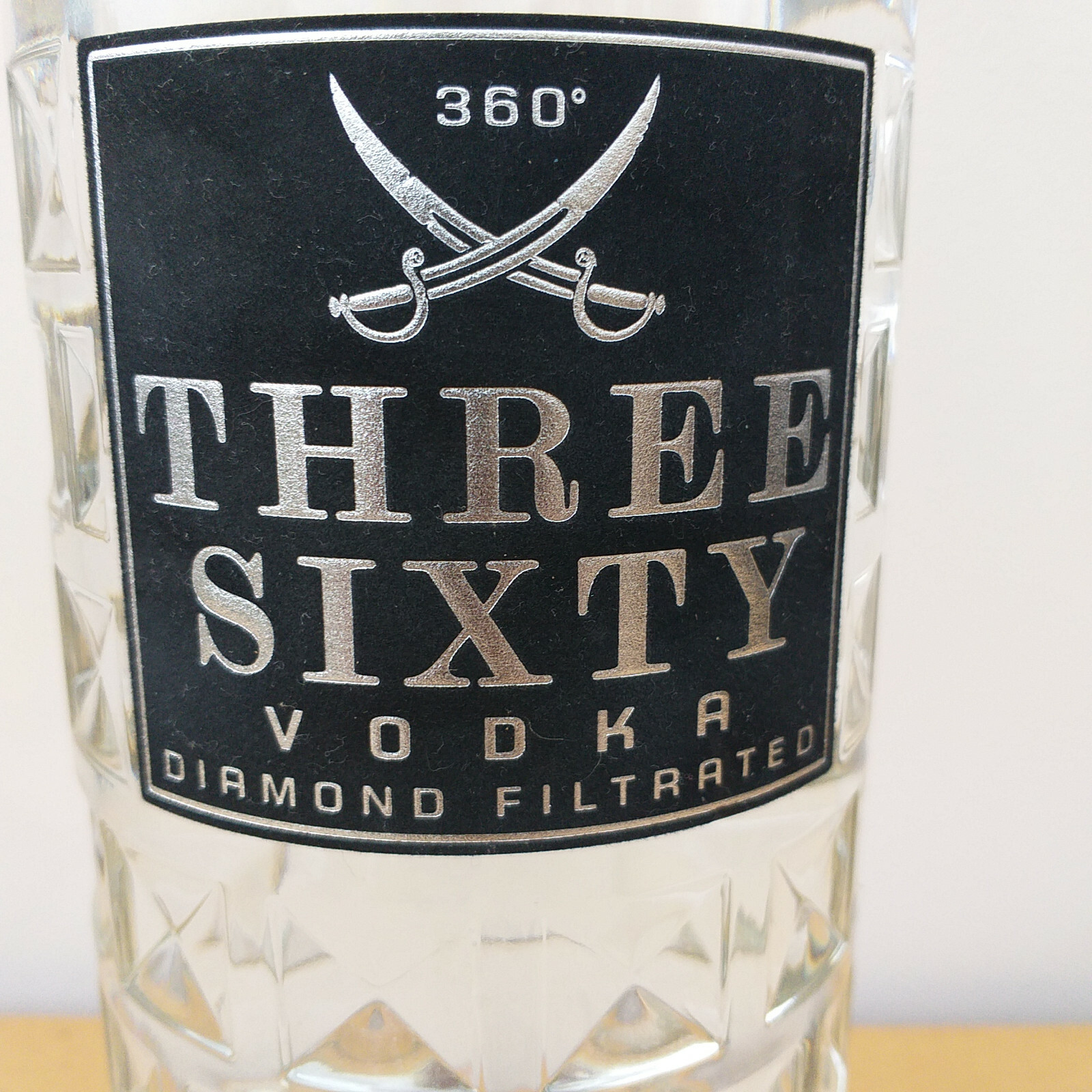Three Sixty Vodka Wodka 3 Liter 4-fach Destillation Magnumflasche 