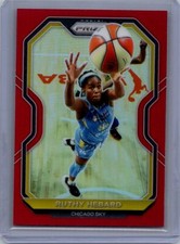2021 Panini Prizm WNBA #84 Ruthy Hebard Prizms Red #/299