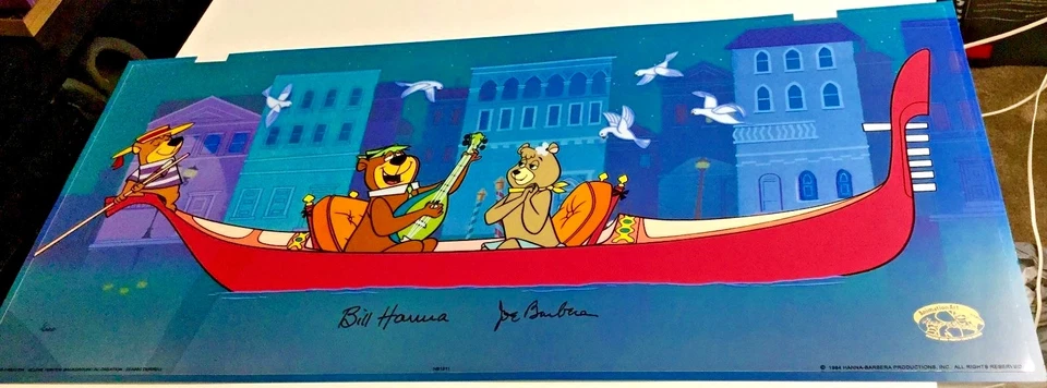 Hanna Barbera Yogi Bear Cel Signed Cindy Bear Hey There, It’s Yogi Bear Rare #1 - Image 3 of 4