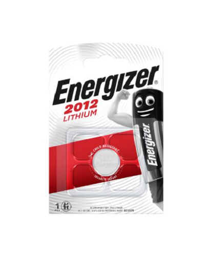 Batteria Pila ENERGIZER 2012 CR2012 CR 2012 280-207 3V LITIO LITHIUM scade 2033