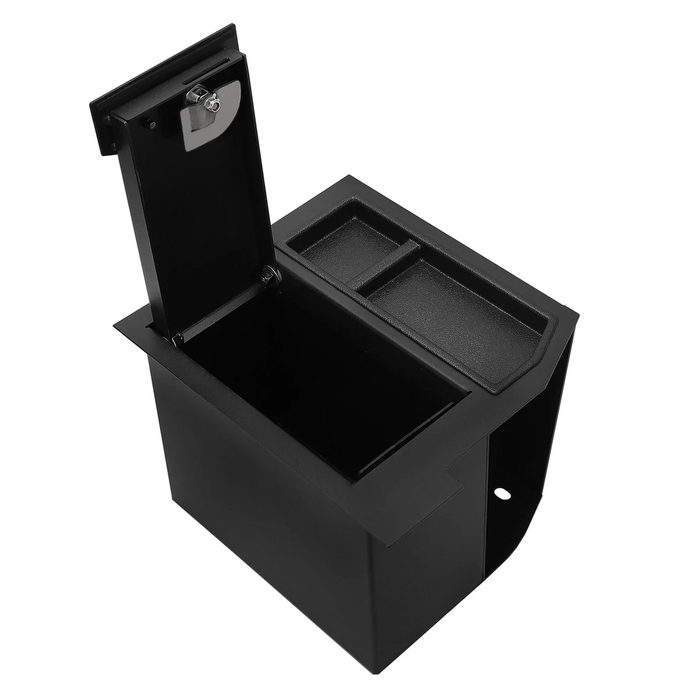 Center Console Safe Box Locking Safe For Toyota Tundra 2007-2013 Sequoia 08-13 - Image 3 of 4