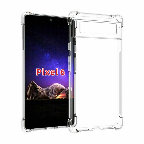 Für Google Pixel 6/6 Pro/5a 5G Transparent Weich TPU Stoßfest Handy Hülle Cover - Bild 7 von 9