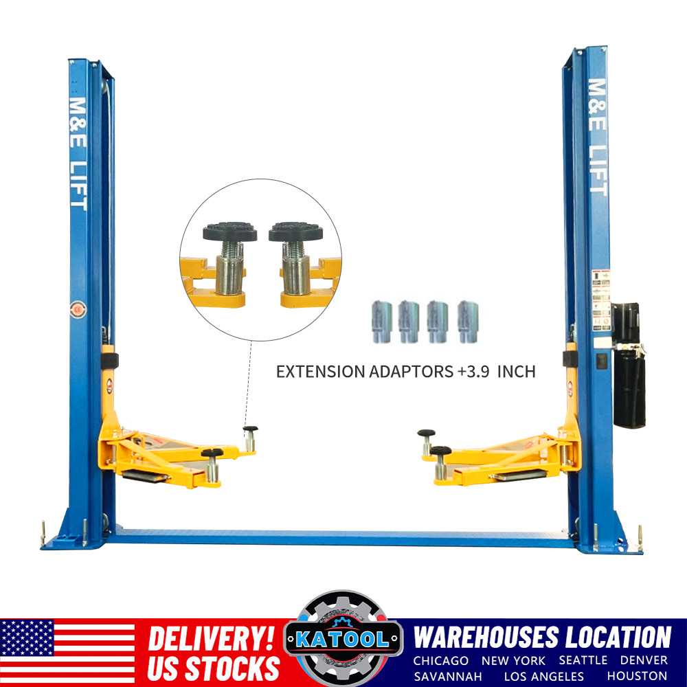 M&E 10000 lbs Two Post Lift 2-Post Lift  Auto Lift Auto Car 