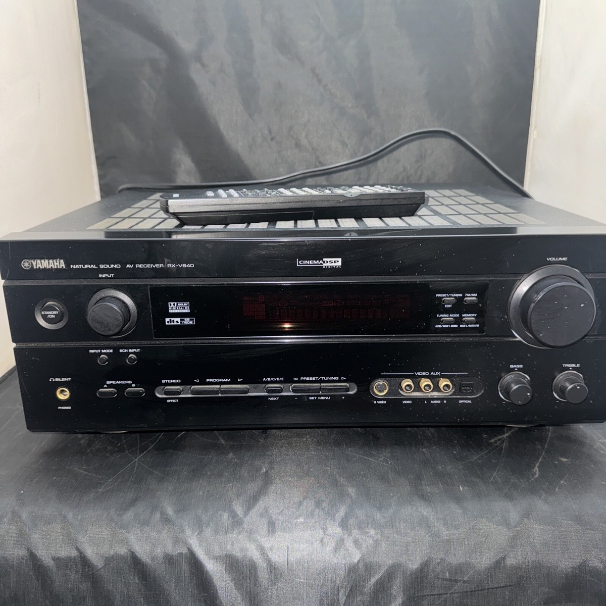 Yamaha RX-V640 Receiver 6.1 Channel 510 Watt Receiver With Remote