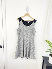 Old Navy XL Gray Black Sleeveless A Line Dress Women’s XL NWT