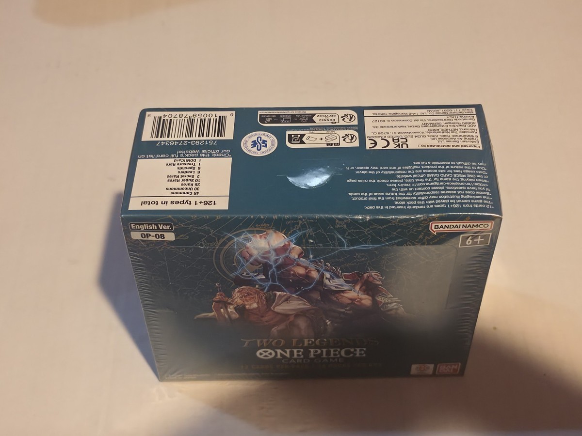 One Piece TCG OP-08 Two Legends Booster Box English Sealed