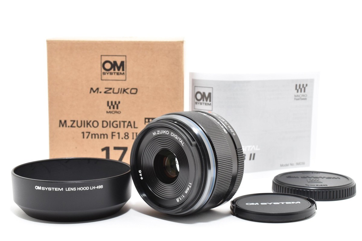 OM SYSTEM M.Zuiko Digital 17mm f/1.8 II Pancake Micro Four Thirds