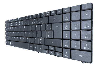 DE-Tastatur Keyboard Schwarz komp. mit ACER Emachines G627 , G630