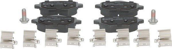 Mapco Bremsbelagsatz Scheibenbremse 106000 FüR Opel Corsa P2JO Mokka Peugeot 208-image