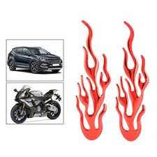 (Red)AKLOSIPY Car And Motorcycle Deco Stickers Fuel Stickers Car Exterior