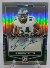 2024 Donruss Optic Jeremiah Trotter Signature Series Holo Auto #SSH-JTR Eagles