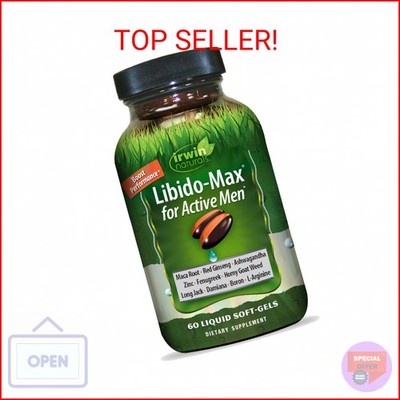 Irwin Naturals Libido-Max for Active Men 60 Softgels