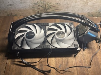 DeepCool LS520 Processor All-in-One Liquid Cooler 12cm Black