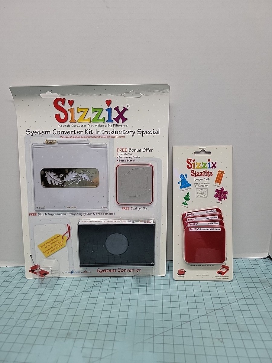 New Sizzix System Converter Kit Introductory Special & Sizzlits