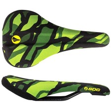 SDG Bel Air V3 Lux-Alloy Terra Firma Saddle - Hasie Green, Hidden Undercut