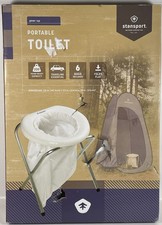 Stansport Portable Toilet - Camping, Travel, Emergencies - Heavy Duty NEW