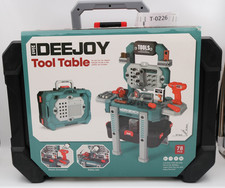 Deejay Tool Table 2 In 1 Kids/Toddler Tool Set 78Pcs