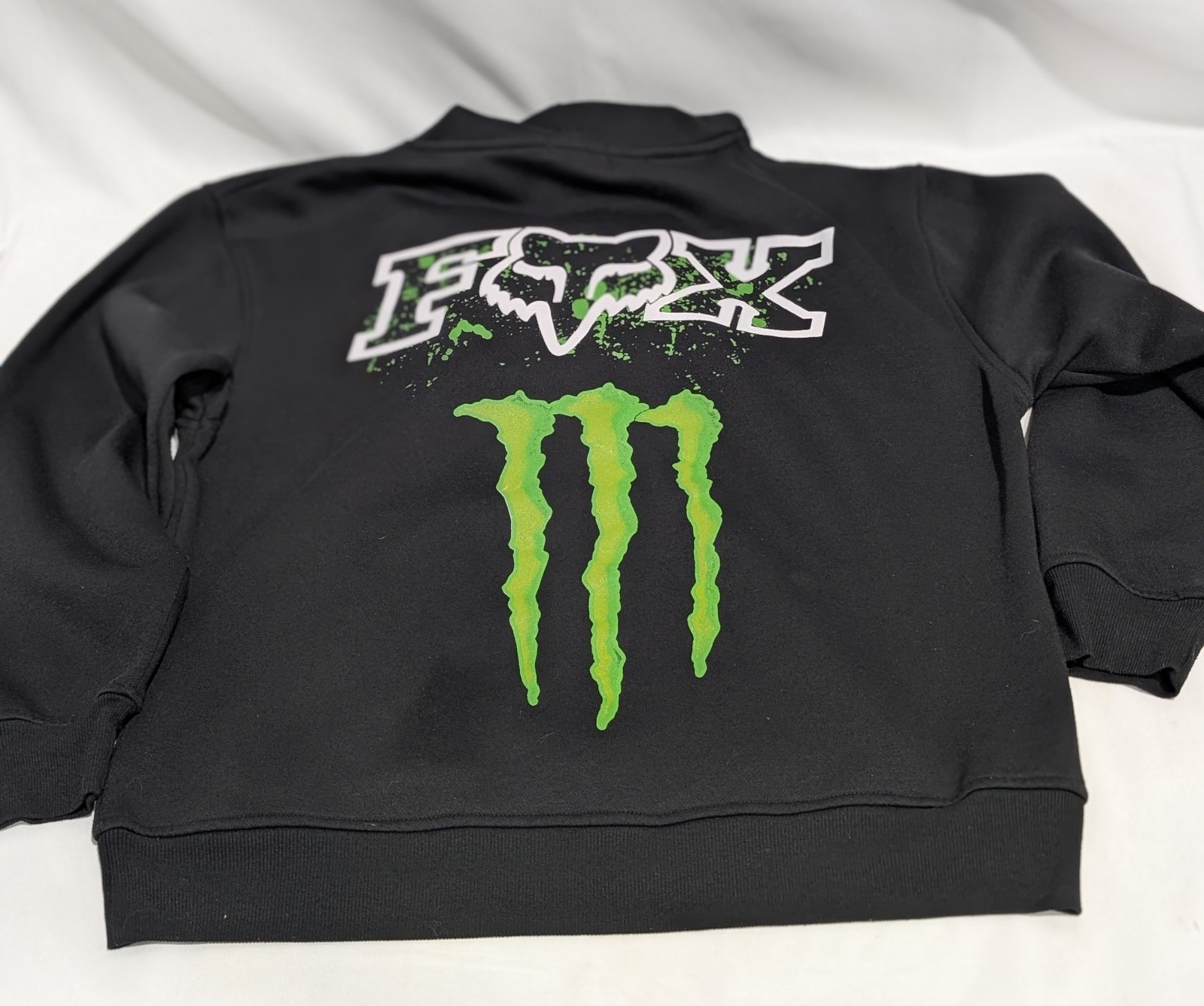 Vintage Fox Racing Monster Energy Hoodie Men's Large