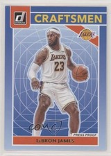 2020-21 Panini Donruss Craftsmen Press Proof LeBron James #10 9b3