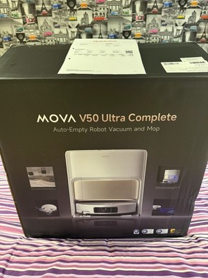 Mova V50 Ultra Complete Saugroboter, Absaugstation, Wischfunktion, Weiß