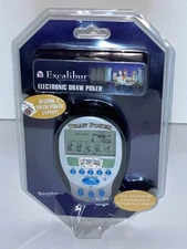 Excalibur Electronic Draw Poker Handheld Unopened Model 472-CS-EXC NEW SEALED