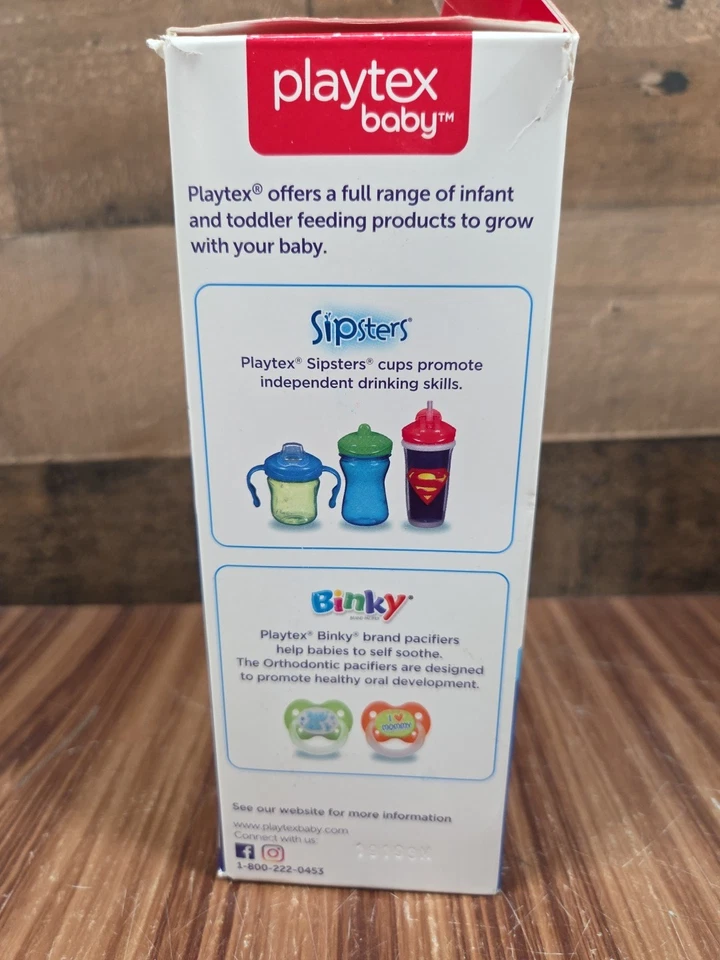 Biberón Playtex Baby VentAire 9 onzas completo comodidad abdominal anticólicos. NUEVO Foto 2 de 4