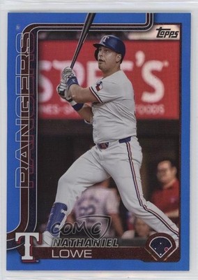 2025 Topps Series 1 Blue Rainbow /150 Nathaniel Lowe #259 19yg
