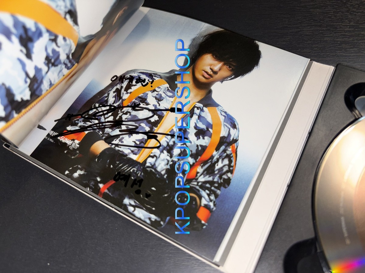 Super Junior 5th Album Mr. Simple Type B Autographed Signed CD 5