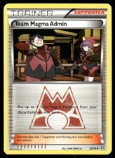 2015 Pokemon Team Magma Admin Uncommon Double Crisis 29/34 LP on eBay
