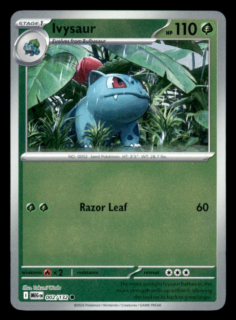 Ivysaur Normal Common ME01: Mega Evolution 002/132 NM