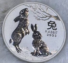 Photo of a 2023-P Australian Silver Lunar 1 oz from an eBay listing that sold on May 31, 2026