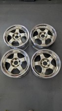 Work Meister S1 16x7 +31 Offset 5x114.3 JDM Wheel Set Gold With Machined Lips